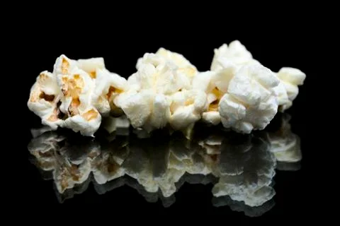 Three popcorn Stock Photos