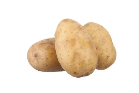 Three potatoes Stock Photos