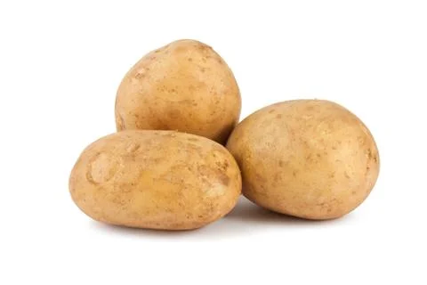 Three potatoes Stock Photos