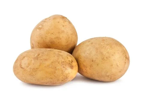 Three potatoes Stock Photos
