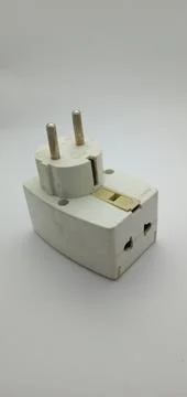 Three Prong Multi Plug T Stock Photos