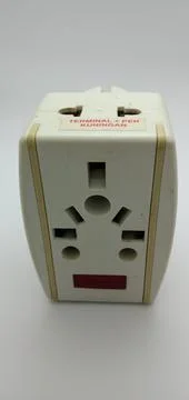 Three Prong Multi Plug T Stock Photos