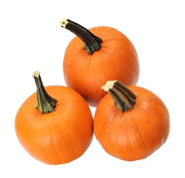 Three pumpkin Stock Photos