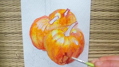 Three pumpkins Stock Footage 289849255