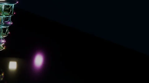 Three Quarter Angle Glide Past Quantum Processor Core, 4K Stock Footage 345541213