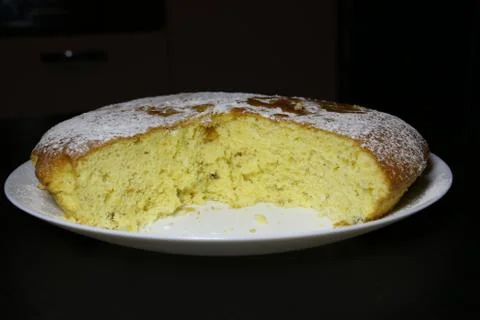 Three quarters of cake Stock Photos