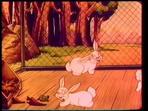 Three rabbits using adding machines Stock Footage 260247629