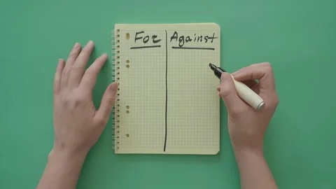 Three reasons for and against Stock Footage 301756499