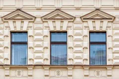 Three rectangular windows. 스톡 사진