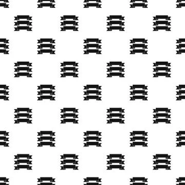 Three ribbons pattern Stock Illustration