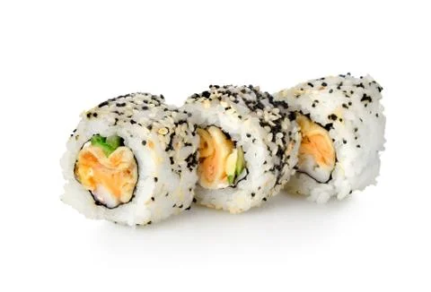 Three rolls isolated Stock Photos