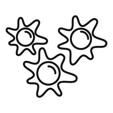 Three round gears interlocking working together as a team Stock Illustration
