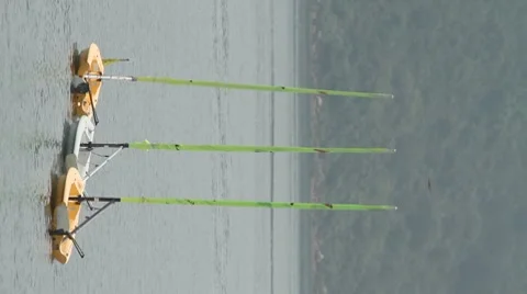 Three sailboats Stock Footage 8576369