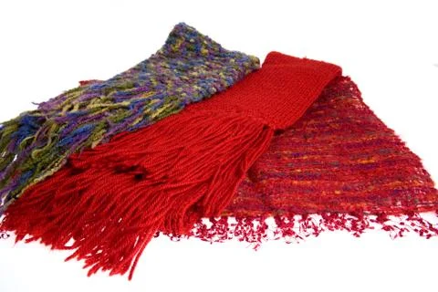 Three scarfs Foto stock
