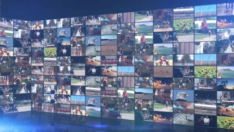 Three Screen Video Wall Intro Pack Stock After Effects