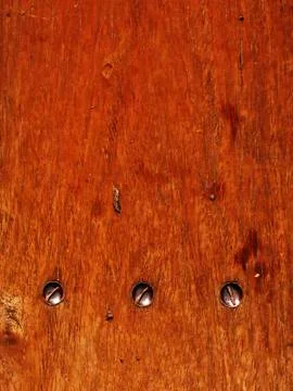 Three screws Stock Photos