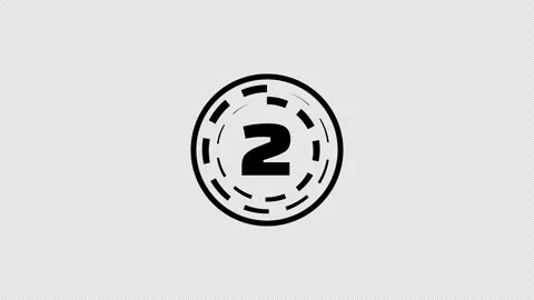Three Second Timer Countdown Animation Stock Footage 337079826