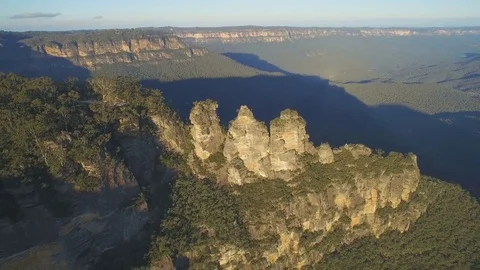 Three Sisters Blue Mountains Stock Footage