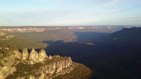 The Three Sisters, Blue Mountains Stock Footage