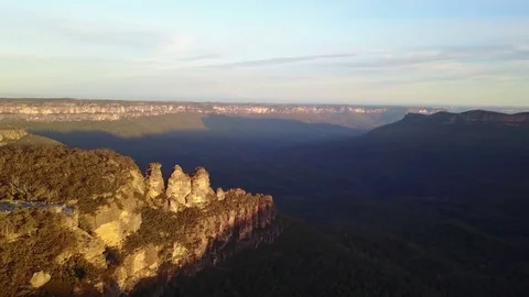 The Three Sisters, Blue Mountains Stockbeeldmateriaal 80623153