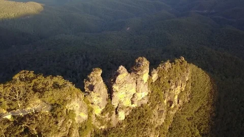 The Three Sisters, Blue Mountains Video stock 80623284