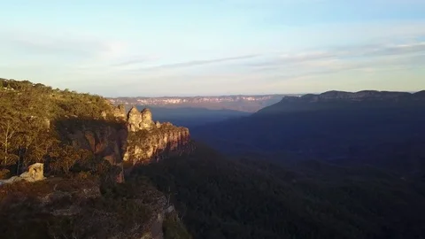The Three Sisters, Blue Mountains Stockbeeldmateriaal 80623604