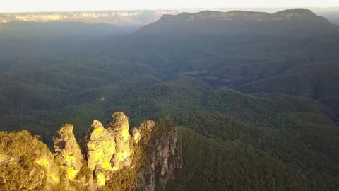 The Three Sisters, Blue Mountains 스톡 동영상 80811580