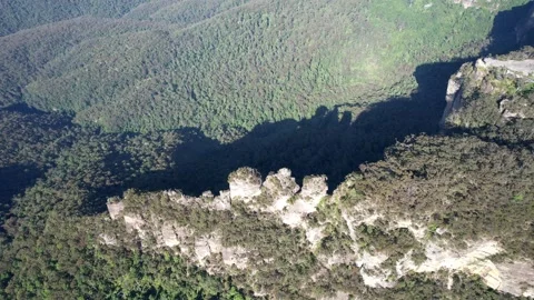 The Three Sisters Blue Mountains of New South Wales 06 Stock Footage 247779690