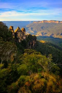 Three Sisters, Echo Point, Blue Mountains, Katoomba, Australia. Stock-Fotos