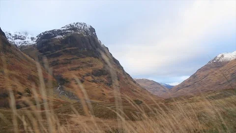 Three Sisters pan Stock Footage 122122717