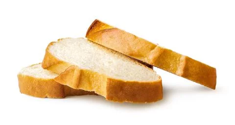 Three slices of bread Stock Photos