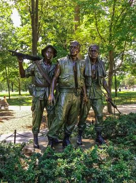 The Three Soldiers Statue Stock Photos