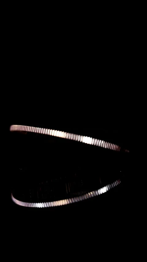 Three Spinning Cryptocurrency Coins Settle on Black Reflective Surface Video stock 316801817