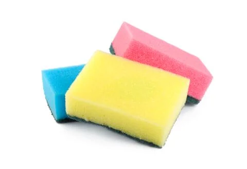 Three sponges Stock Photos