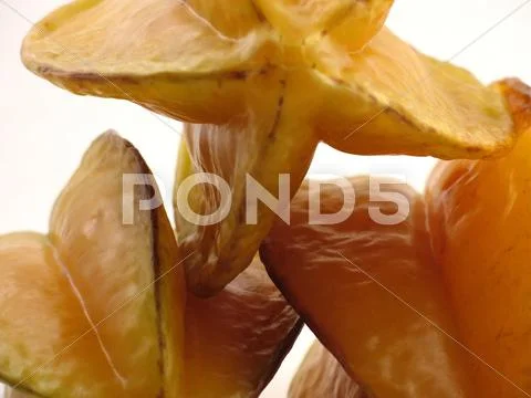 Three star fruit Stock Photos