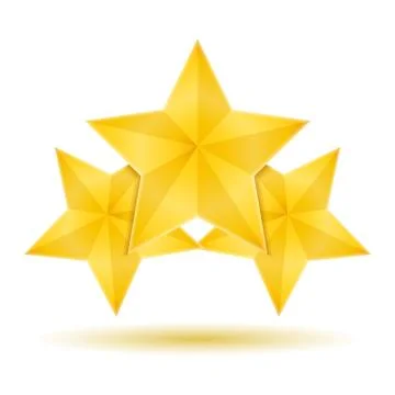 Three Stars Illustrazione stock