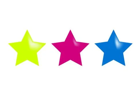 Three stars Stock Illustration