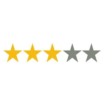 Three stars Stock Illustration