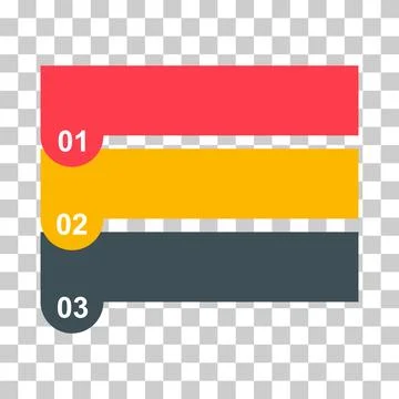 Three step infographic vertical diagram, business information design, chart v Stock Illustration