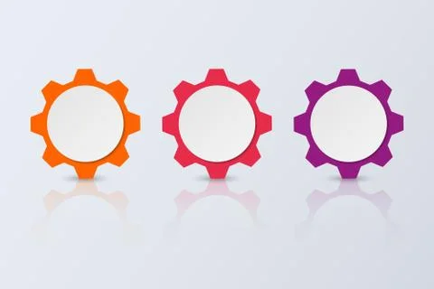 Three steps infographics. Vector business template Stock Illustration