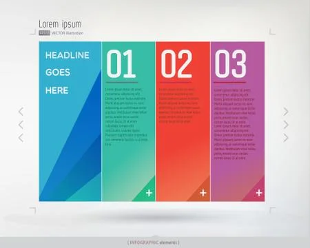 Three steps vector illustration イラスト素材