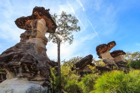 Three Stone Pillar Foto stock