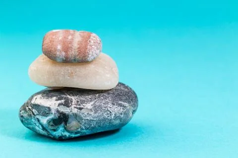 Three stone in raw Stock Photos