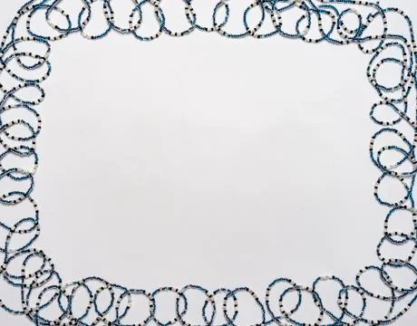 Three strands of beads Stock Photos