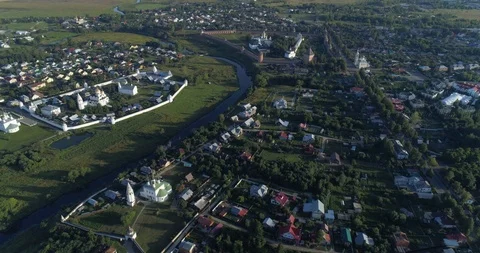 Three Suzdal monasteries Stock Footage 103168109