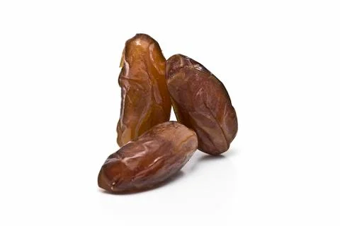 Three sweet dates. Stock Photos