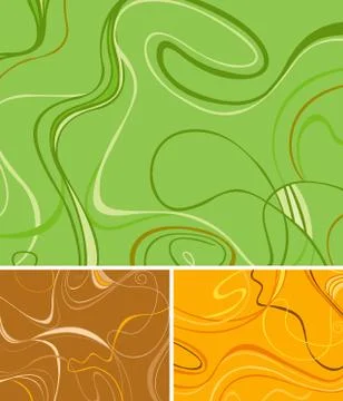 Three swirl backgrounds Иллюстрация