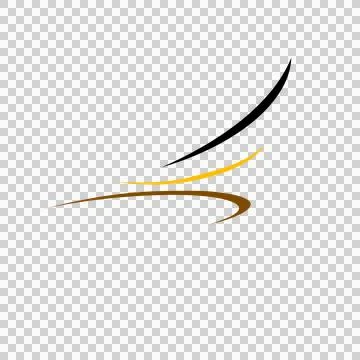 Three swooshes, three lines logo vecor illustration icon template Stock Illustration