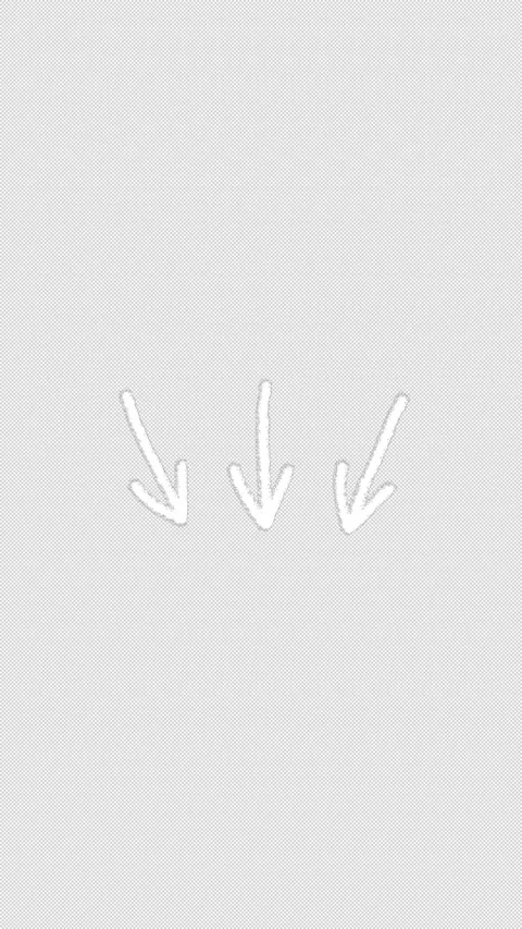 Three thin down pointing hand drawn white arrows doodle animation on transparent 스톡 동영상 337123922