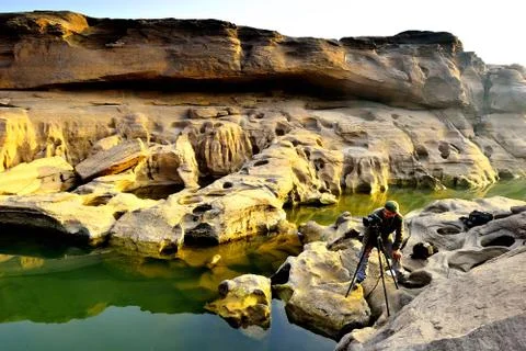 Three thousand waving. Stock Photos